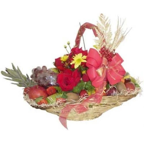 Cesta de Café da Manhã com Frutas